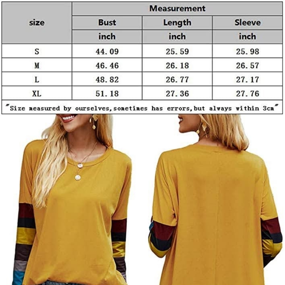 Color block long sleeve pullover tunic - Picture 9 of 9